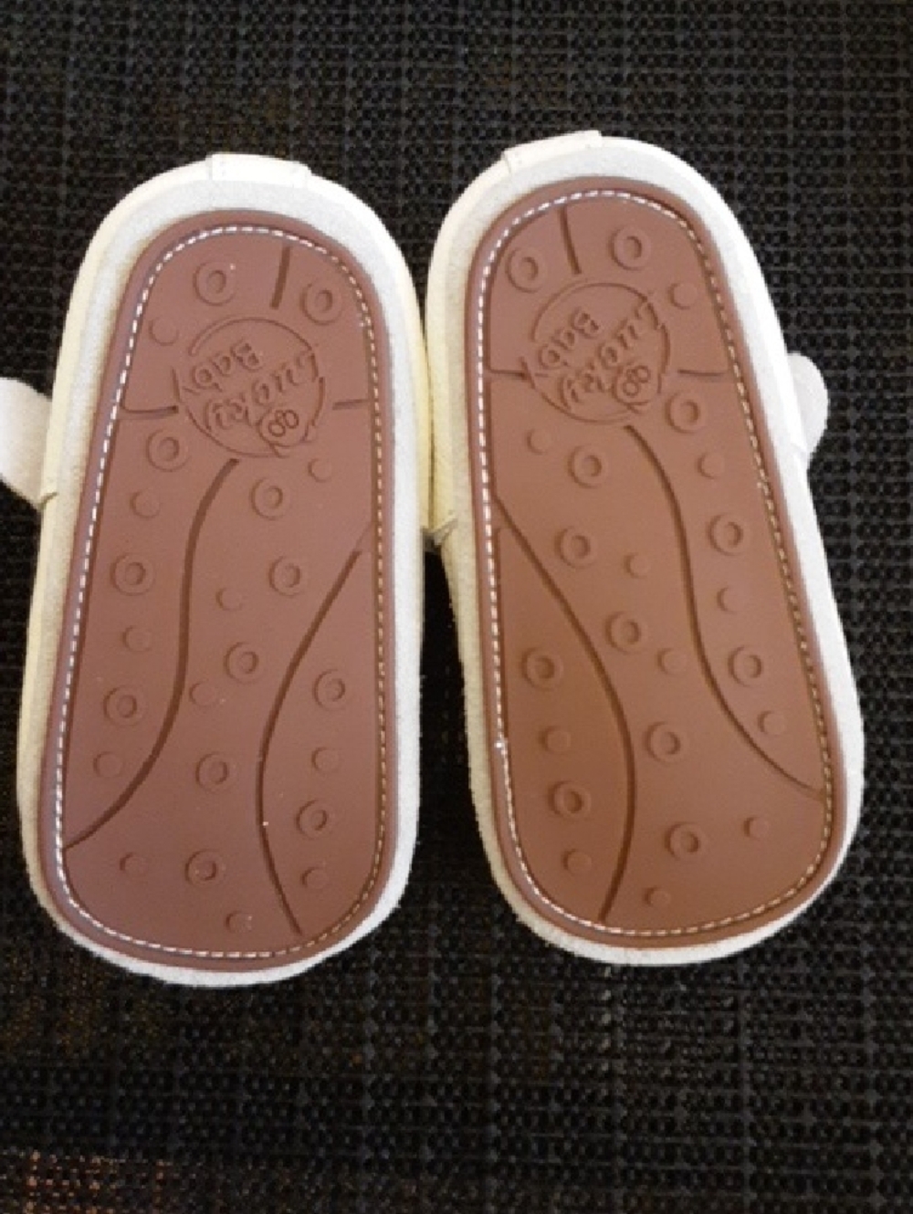 Baby Crisscross Leather Walker Sandals in White - Picture 3 of 6